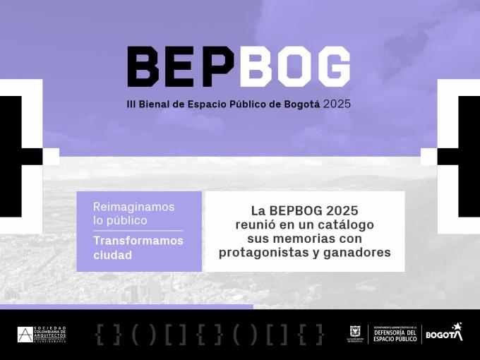 Bogotá presentó el catálogo de las memorias y ganadores de la Bienal de Espacio Público 2025
