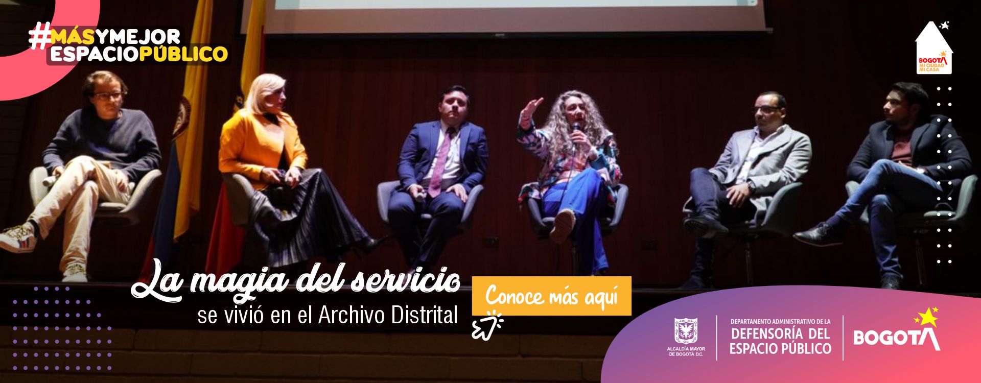 La magia del servicio se vivió en el Archivo Distrital