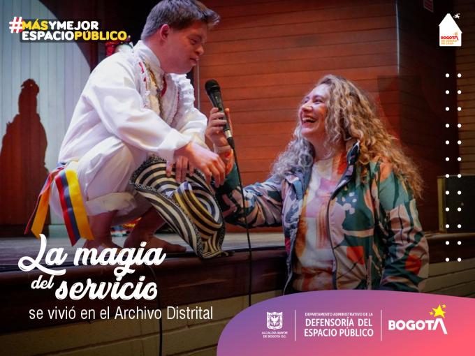 La magia del servicio se vivió en el Archivo Distrital