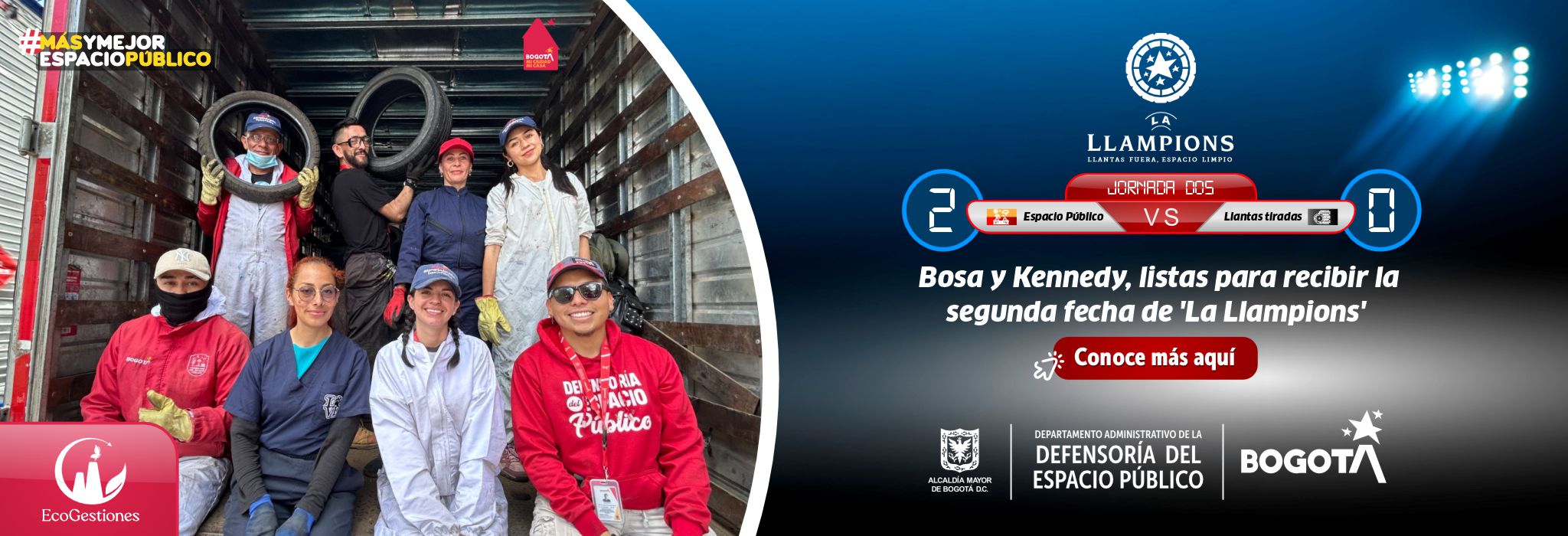 Bosa y Kennedy, listas para recibir la segunda fecha de ‘La Llampions’