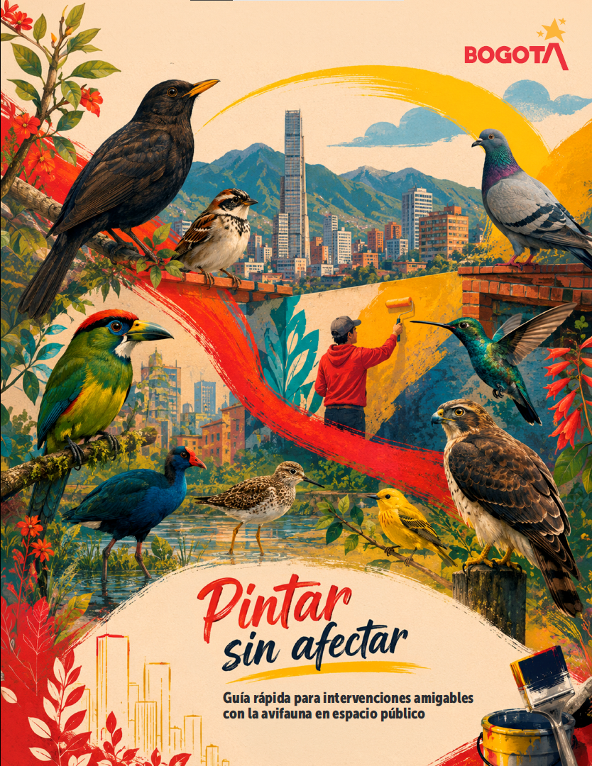 Cartilla- Pintar sin Afectar "Guía rápida para intervenciones amigables con la avifauna en espacio público"