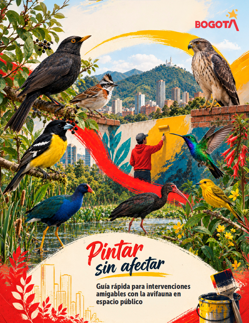 Cartilla- Pintar sin Afectar "Guía rápida para intervenciones amigables con la avifauna en espacio público"