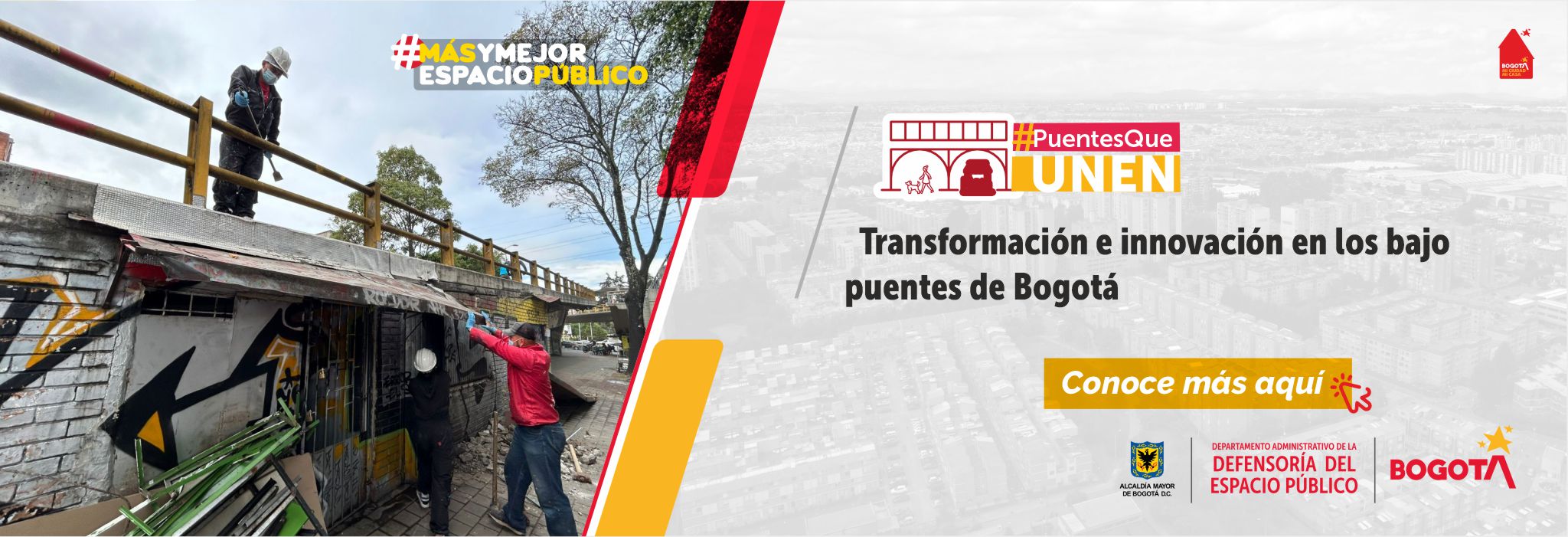 ‘Puentes que Unen’: Transformación e innovación en los bajo puentes de Bogotá