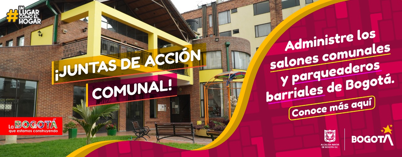 JAC: administren los salones comunales y parqueaderos barriales de Bogotá
