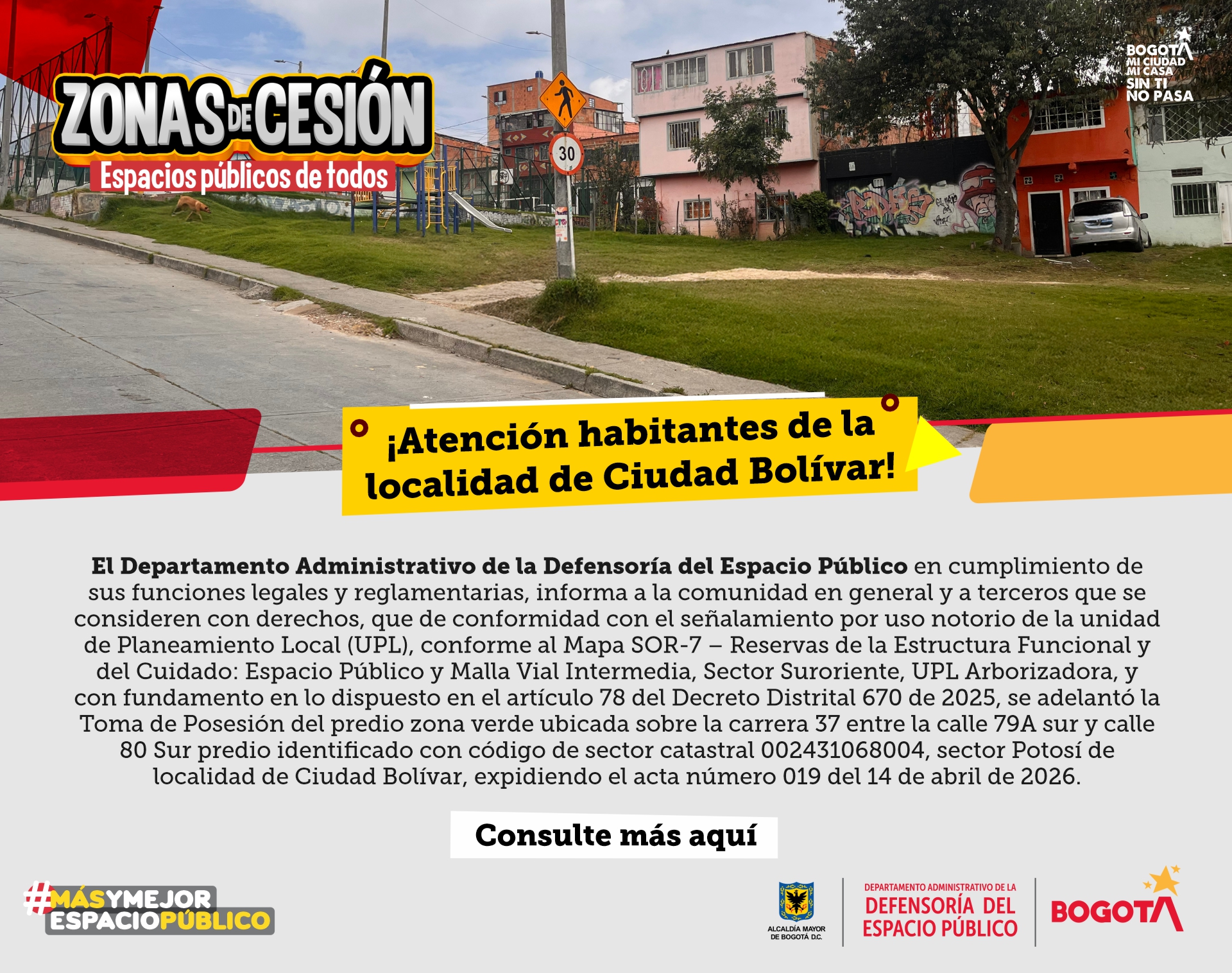 Aviso Jerusalén 15-05-2026