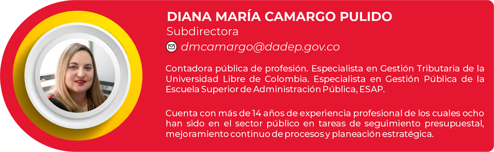 Diana Camargo - Subdirección de gestion coorporativa