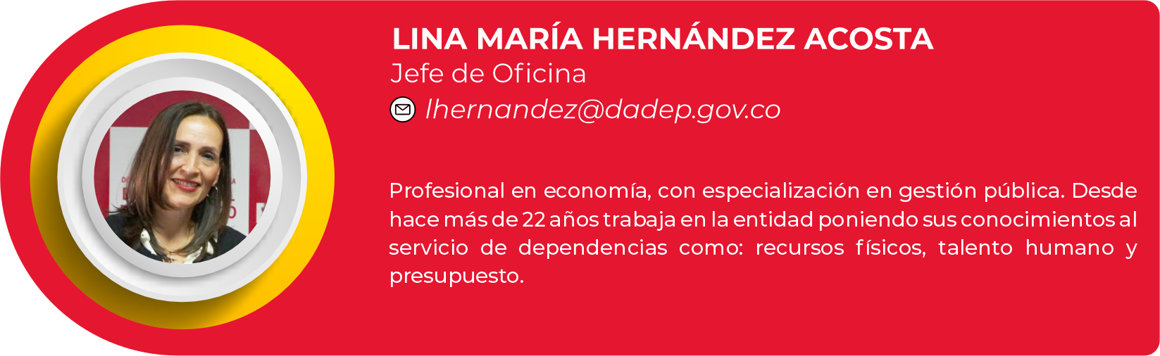 Lina Hernandez- Oficina Asesora de Planeación